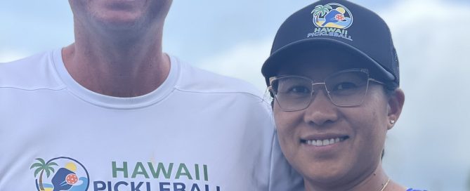 Co-founders and coaches of Hawaii Pickleball Academy