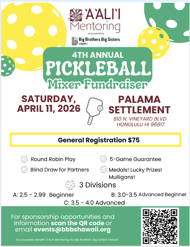 4th Annual Pickleball Mixer Fundraiser