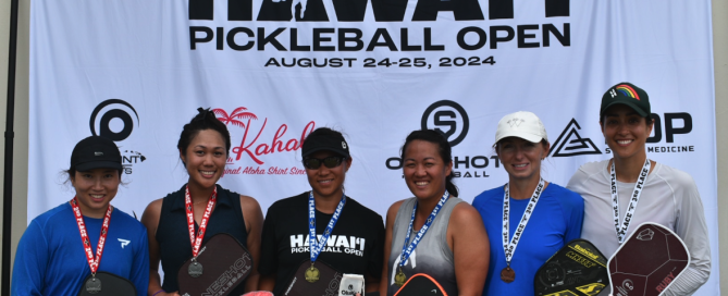 Hawaii Pickleball Open Doubles Womens 5.0 winners 2024